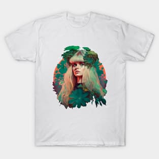 Blonde Eco-Girl T-Shirt